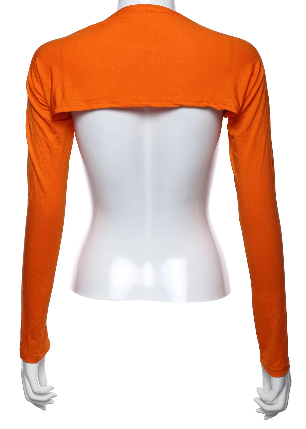 New Fashion One Piece Cotton Sleeves Arm Cover Shrug Bolero Hijab Muslim Islamic 20 Colors Free Shipping - Color: Orange