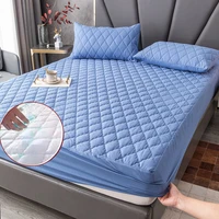 100 waterproof cotton embossed hypoallergenic mattress cover washable quilted protector soft anti mite air permeable bed pad