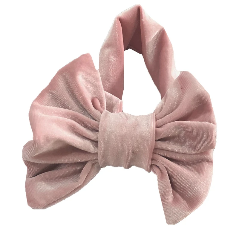

Girls Kids Baby Cotton Bow Hairband Headband Stretch Turban Knot Head Wrap New