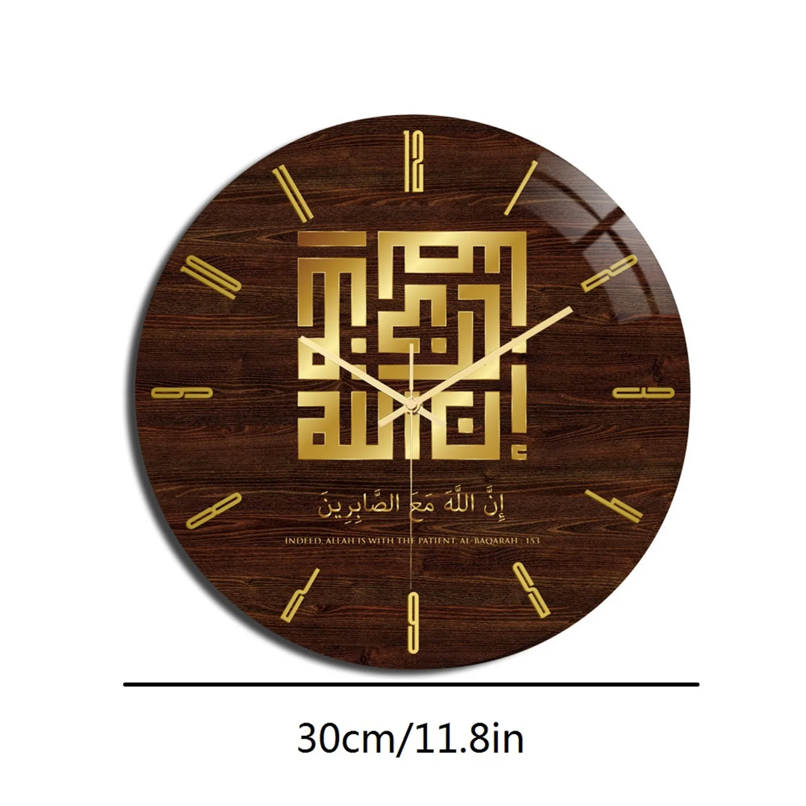 

Wall Clock Acrylic Material Islamic Middle Living Room Decoration decoracin de habitacin