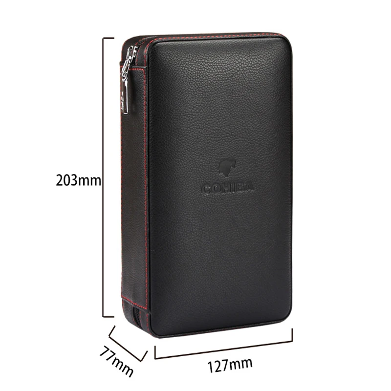 Дорожный чехол для сигар COHIBA хьюмидор уличных кожаная коробка аксессуары из