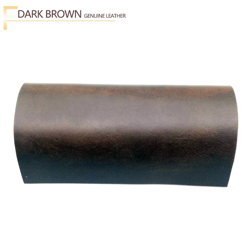 

2.0mm Deep Brown Genuine Leather New crazy horse leather cow skin first layer material leather craft DIY