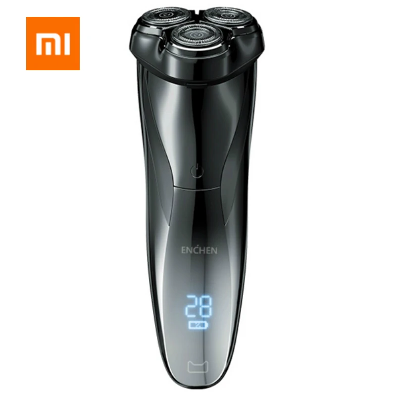 Бритва для электробритва Xiaomi enchen мужчин перезаряжаемая машинка сухого влажного