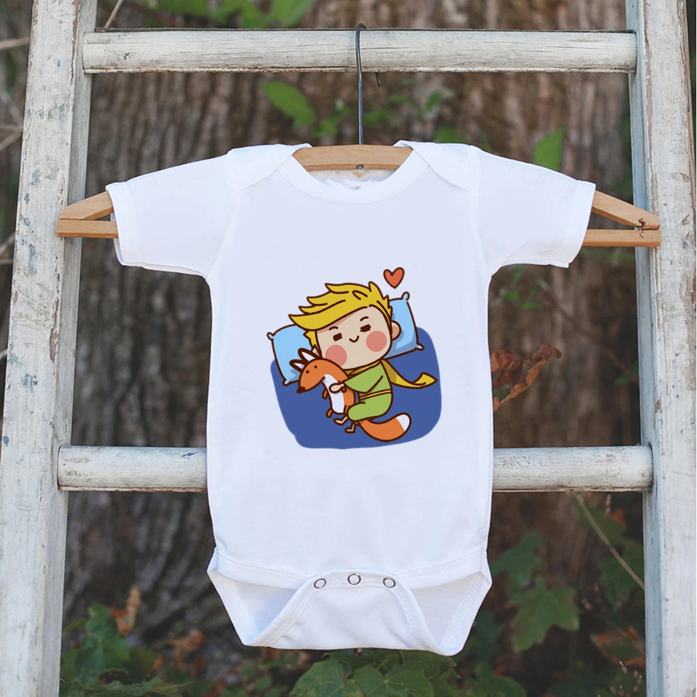

Little Prince Hot Sell One-Pieces Newborn Infant Cute Cozy Soft Baby Girl Clothes Toddler Romper Triangle Crotch Bodysuit Outfit
