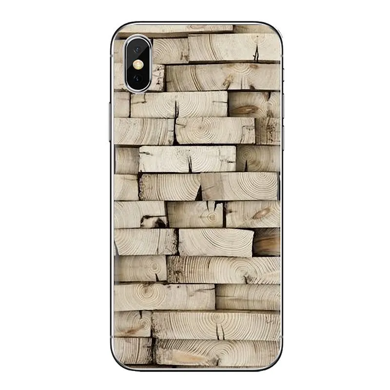 Пастельный Деревянный Цветной блокирующий узор мягкий ТПУ чехол для телефона iPod