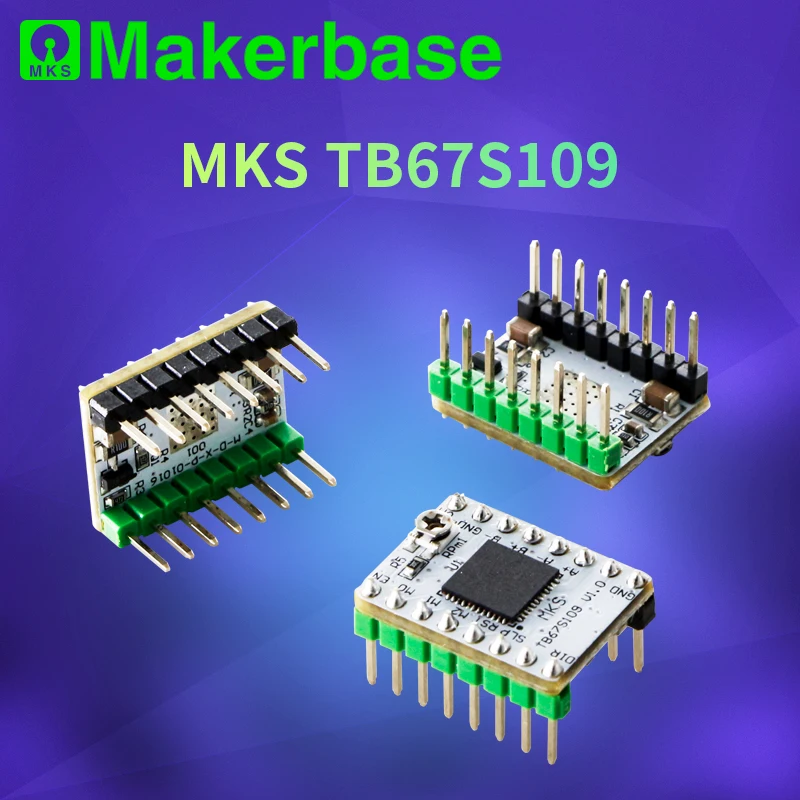 5 шт./партия запчасти для 3D принтера StepStick MKS TB67S109 Драйвер шагового двигателя