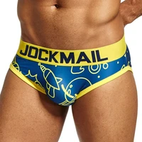 jockstrap men gay new nylon cartoon pattern slipy mens sexy briefs underwear for boy hot sale free shipping cuecas