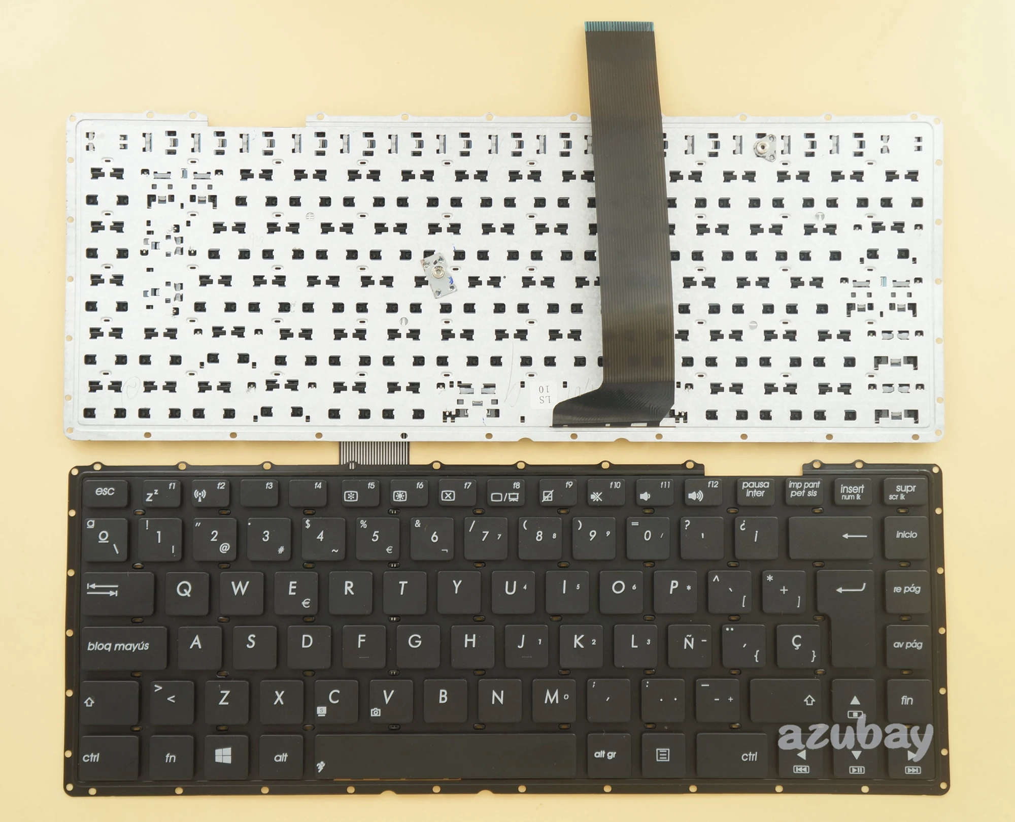 Испанская клавиатура для Asus X401A X401u S401A S401U R402A R402U F401A F401U, Черная