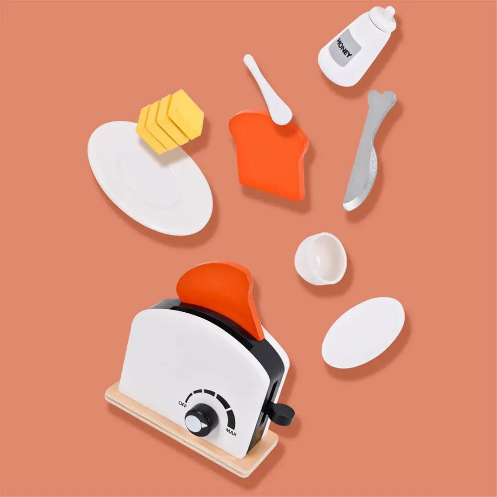 

Newborn Baby Wooden Bread Maker Coffee Maker Educational Children Chef Role Play House Kitchen Toys For Children Christmas Gifts