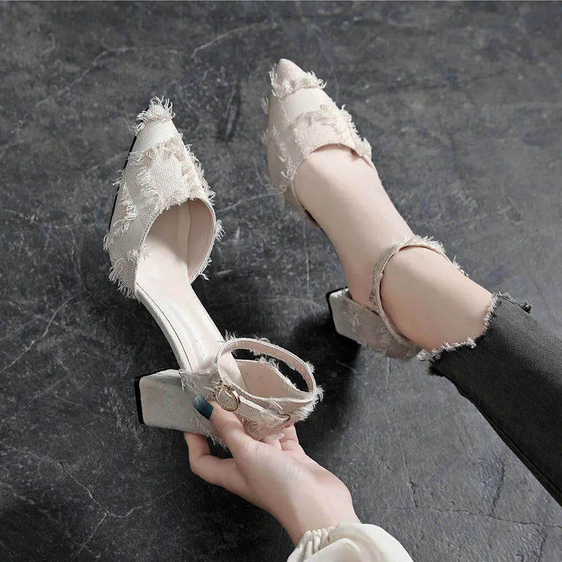 Женские замшевые туфли-лодочки с острым носком Розовые Кожаные классические на