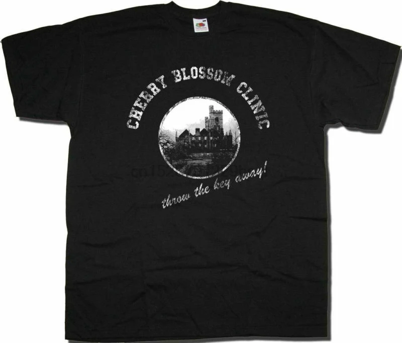 Футболка с изображением вишневого цветущего клиника ЕЛО Рой дерево Джефф Линнс