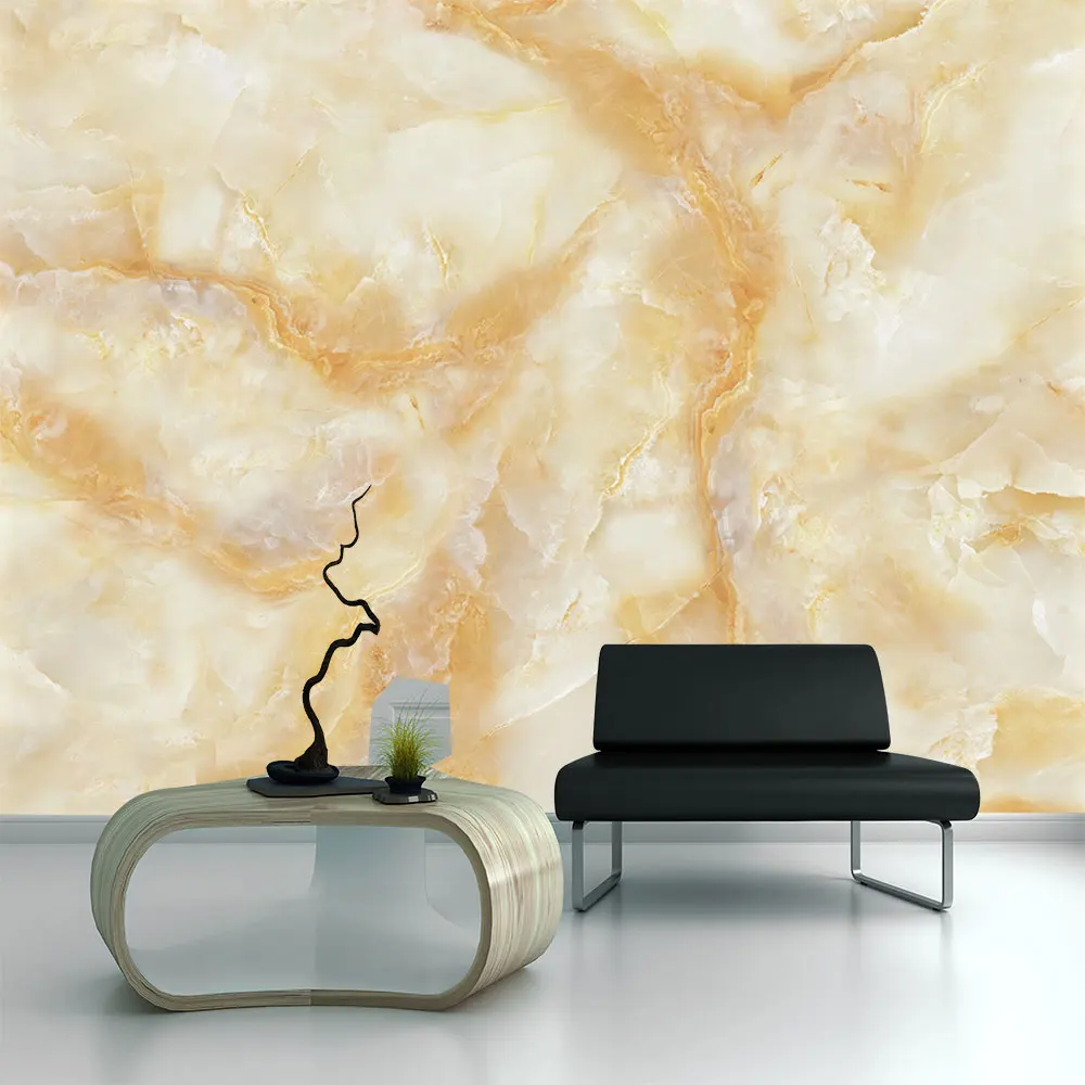 Украшение текстильные обои HD 3D мраморный пейзаж цветок рассвет фон Стена Rou Shiru |