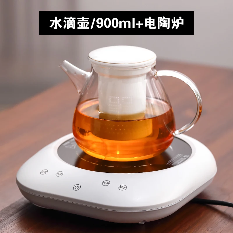 

Hand Made Heat Resistant Glass Tea Pot Chinese Filter Thickened Teapot Household Large Teteras Turcas Daily Necessities EF50TP