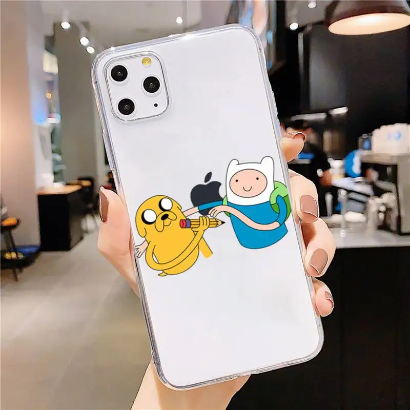 

Adventure Time phone case Phone Case Transparent soft For iphone 5 5s 5c se 6 6s 7 8 11 12 plus mini x xs xr pro max