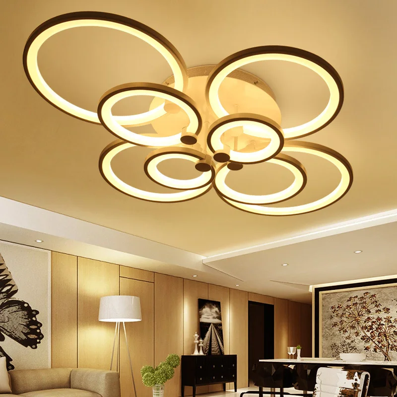 Простой современный светодиодный потолочный светильник для гостиной