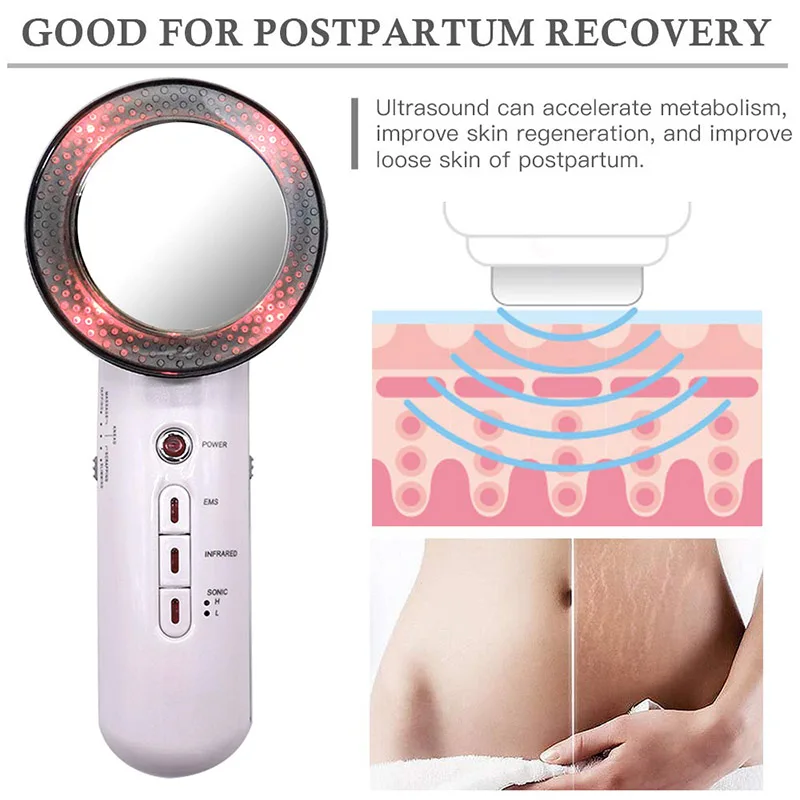 Beste Infrarood Ultrasone Gezicht Lift Apparaten Vet Brander Gewichtsverlies Anti-Cellulite Facial Massager Beauty Gezondheid Body Afslanken