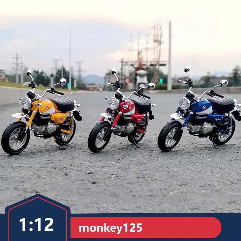 

Qingdao Club 1/12 Monkey Monkey125 Simulation Alloy Motorcycle Model Metal Toy