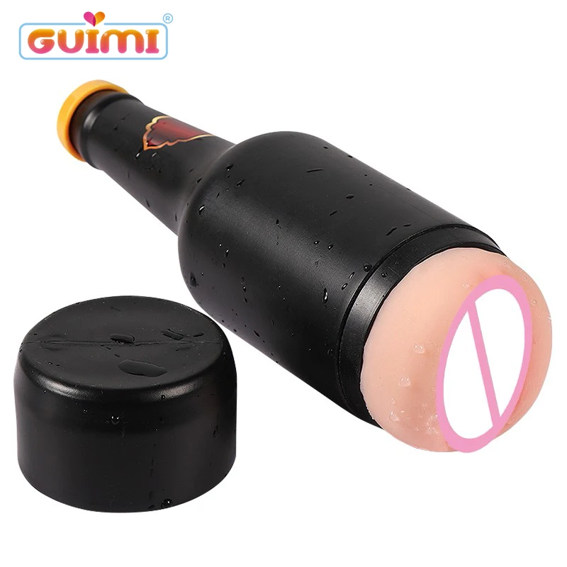 Форма пивной бутылки для мужчин Реалистичная Вагина мягкая авиационная чашка