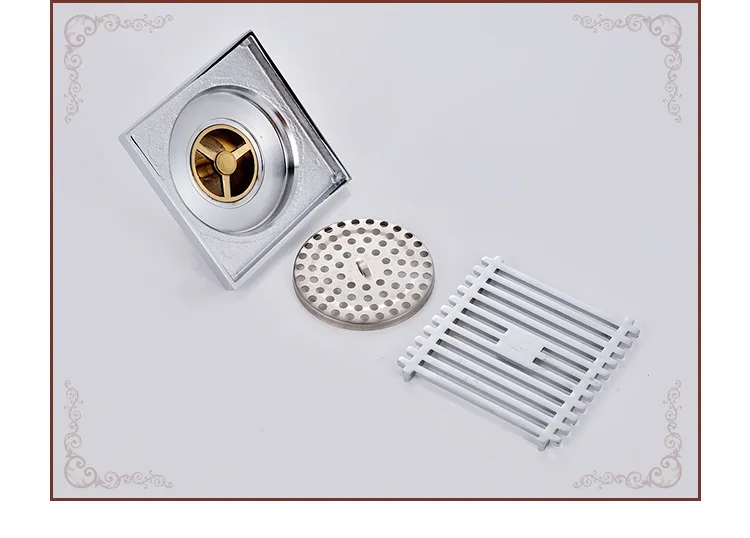 Большой смещение трап квадратный прямой полосы покрытие полностью медный