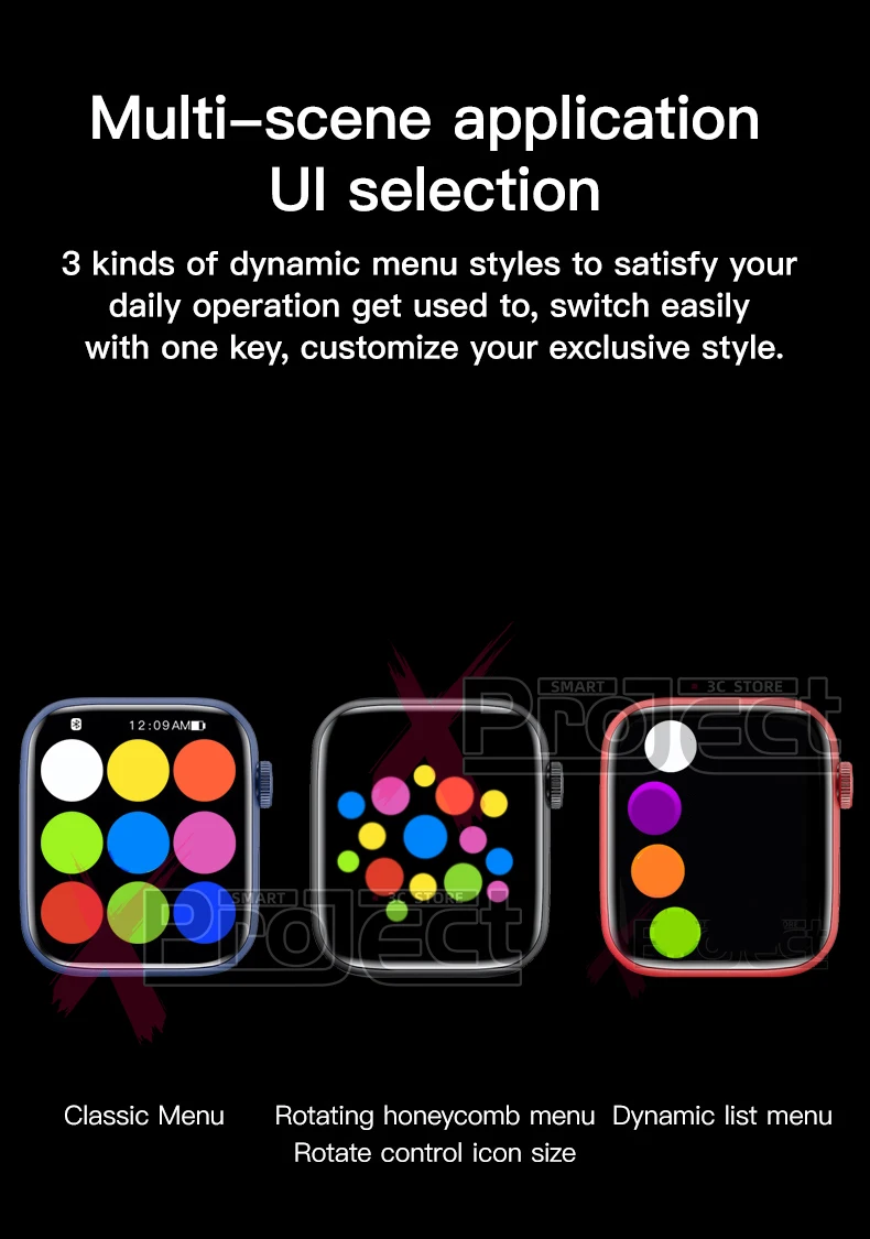 

Smart Watch Original X16 Series 6 Bluetooth Call 1.75inch Full Touch Screen Music Games Wristwatches Fitness Heart Rate