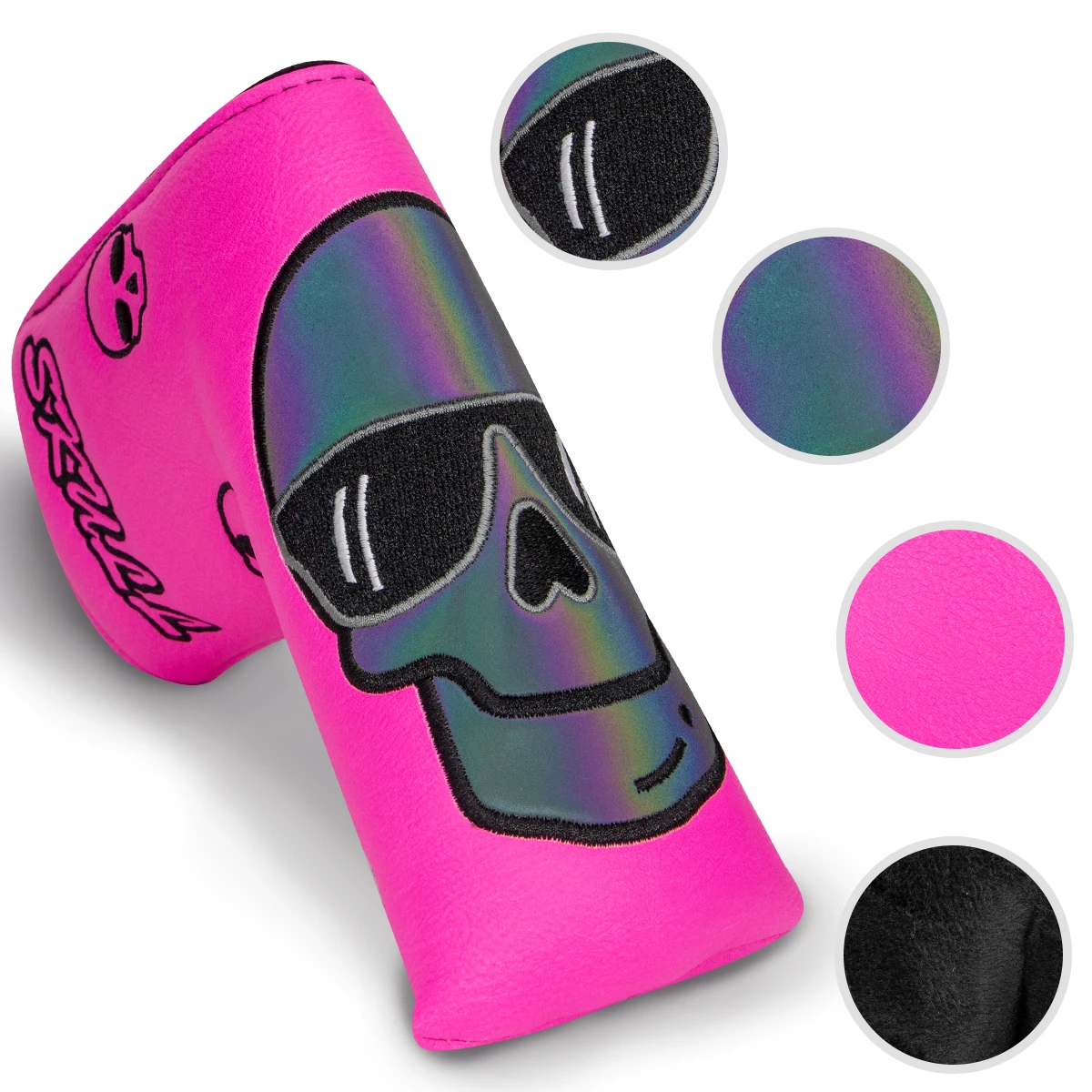 Чехол для клюшки гольфа розовый с магнитной застежкой | Спорт и развлечения