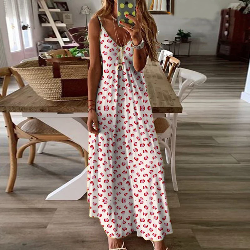 Сексуальное женское платье с цветочным принтом лето 2020 модное тонкое длинное без