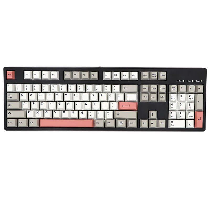 Клавиатура Keypro Retro 9009 с чернильным профилем набор толстых колпачков для клавиш PBT