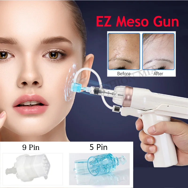 Мезопистолет С гиалуроновым наполнителем аппарат для мезотерапии вакуумный