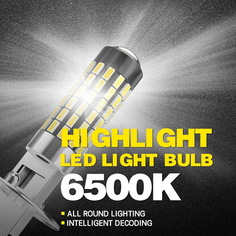 AILEO H1 светодиодный Противотуманные фары Дневные Фары Светильник лампы 3014 78SMD