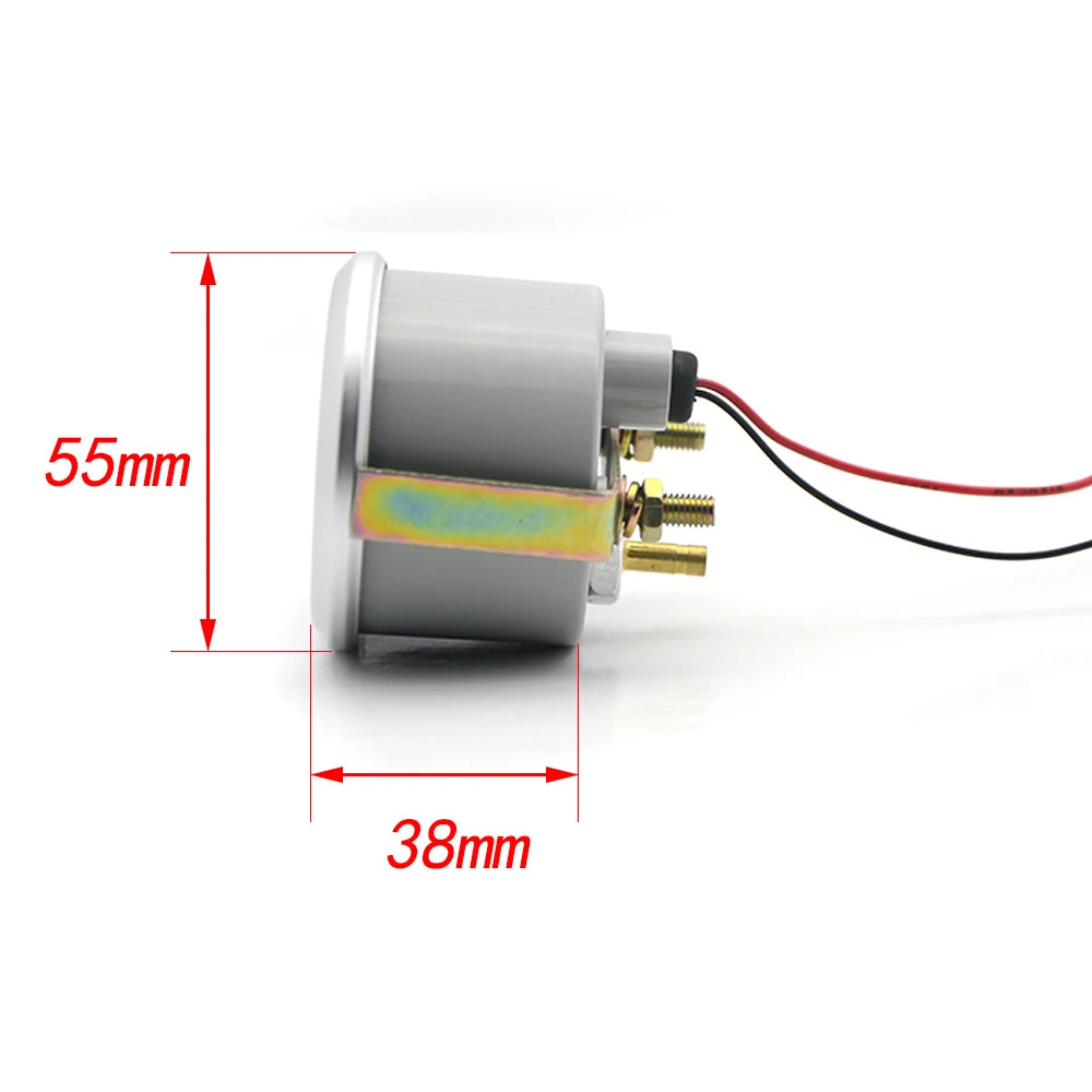 Универсальный автомобильный аналоговый Вакуумный Манометр 0 30 дюймов 52 мм