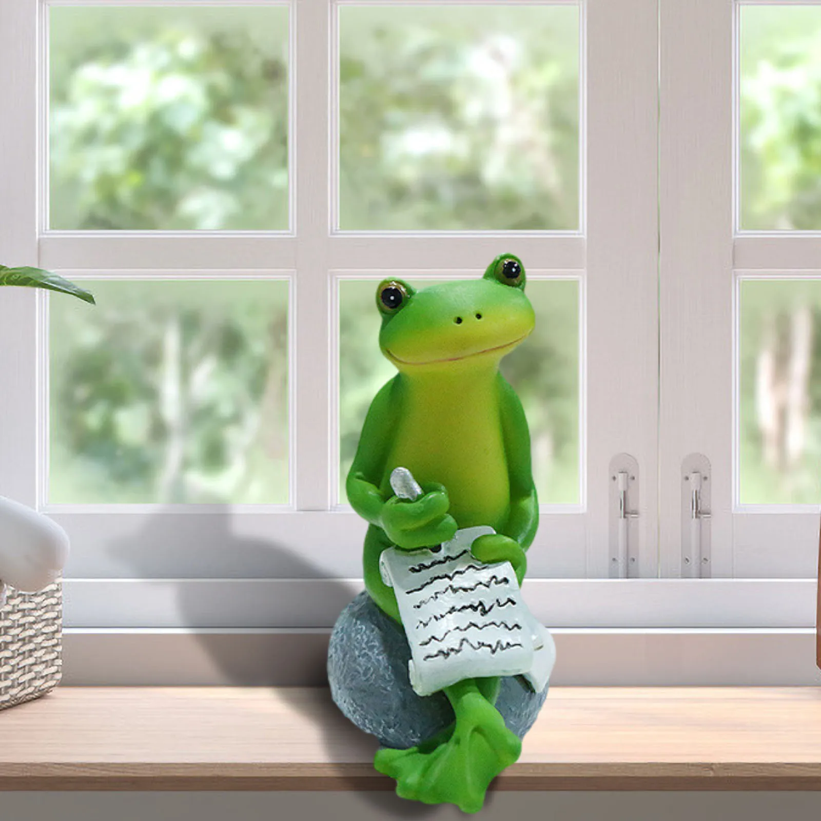 

Frogs Resin Crafts Living Room Desktop Yoga Animal Bedroom Home Furnishing Art Crafts Figurine Home Decorative Display