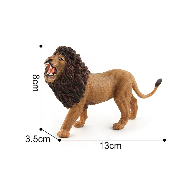 X1 Animal Lion Lioness Solid Figures Family Model Educational Learning Toy For Kids Boy Toys | Игрушки и хобби