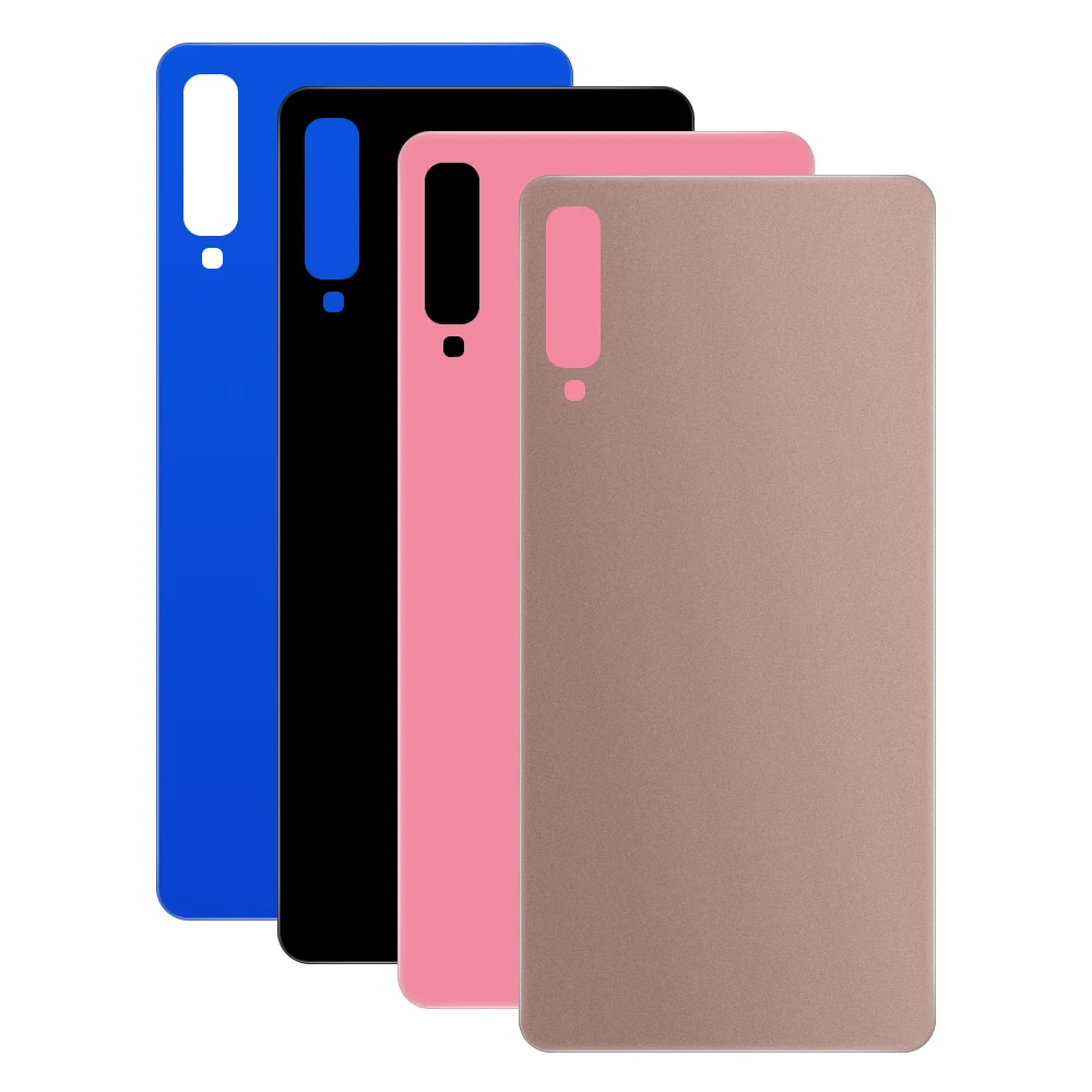 Крышка для Samsung Galaxy A7 2018 задняя крышка батарейный отсек корпус стеклянная панель