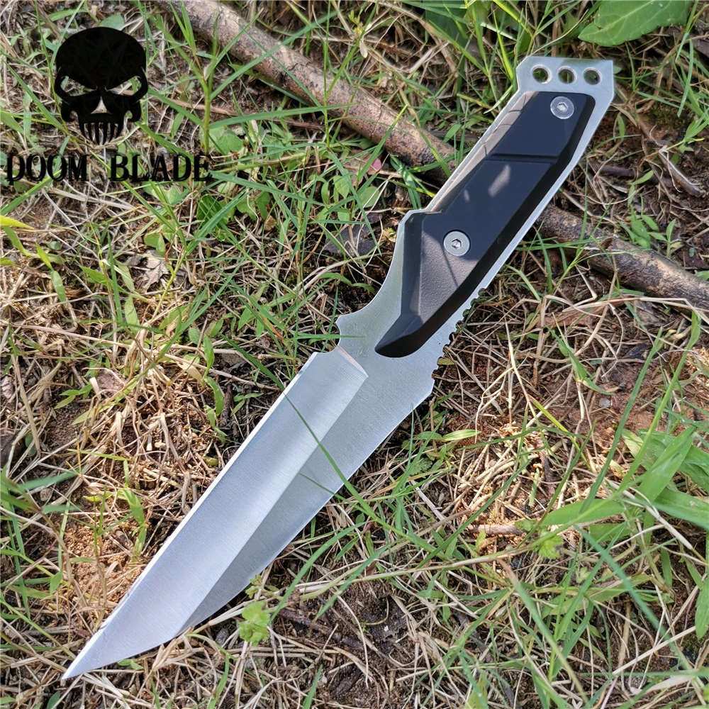 Тактический прямой нож для выживания в дикой природе ножи самообороны рыбалки