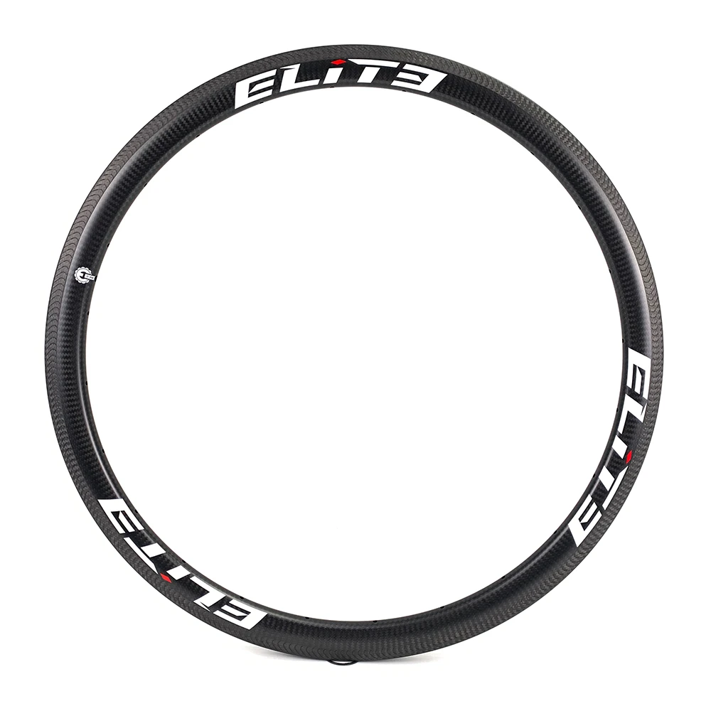Обод ELITEWHEELS 700c 38 мм углеродное волокно A1 поверхность лазерного тормоза 3K саржа