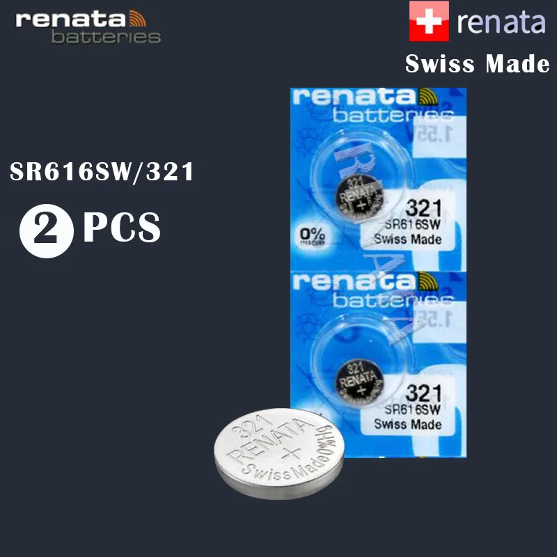 2 шт./лот Renata 321 100% оригинальный новый бренд оксид серебра батарея для часов