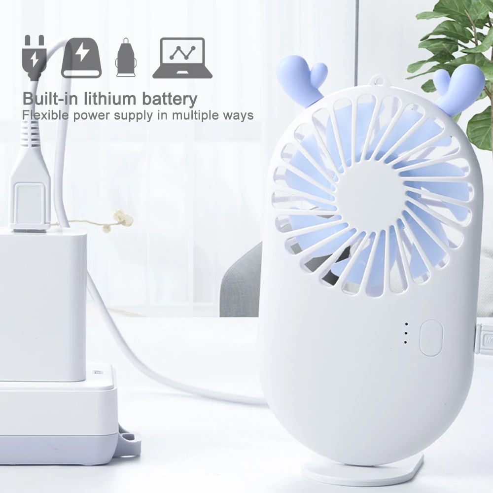 Портативный карманный мини-вентилятор охлаждающий Ручной кулер для путешествий