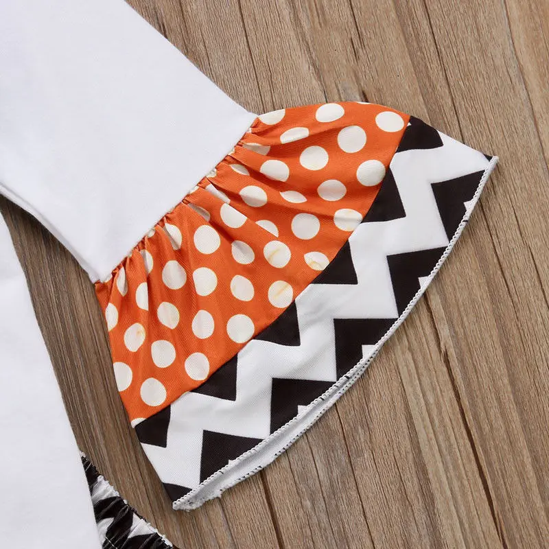 Наряд на Хэллоуин для маленьких девочек Милый топ с длинными рукавами