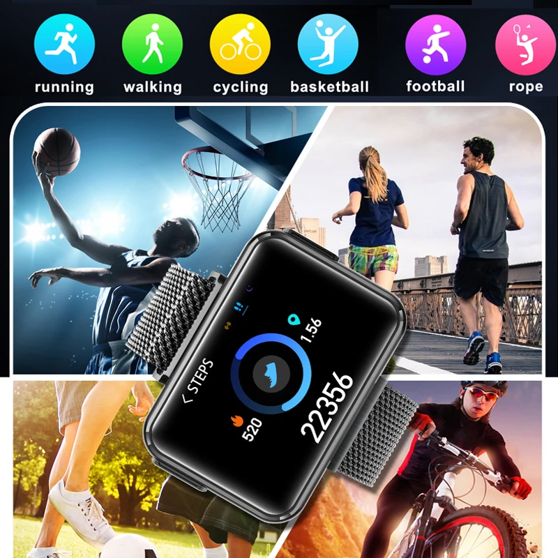 men women smartwatch wireless bluetooth headset tws earphones smart watches sport headphone 2 in 1 fitness tracker smartwatches free global shipping