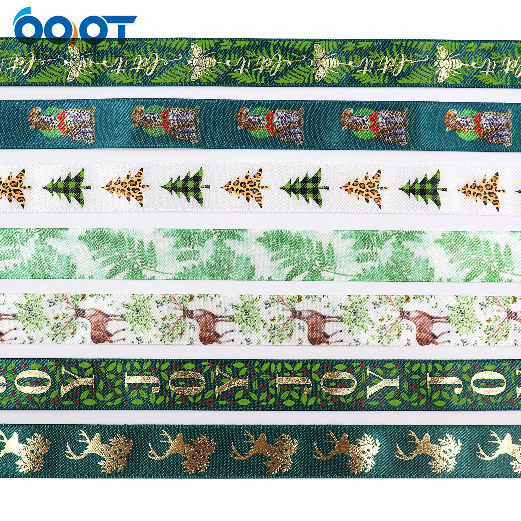 5 Yard Ribbon Christmas Set Tie Carnival Gift Box Packaging Festive Scene Decoration |