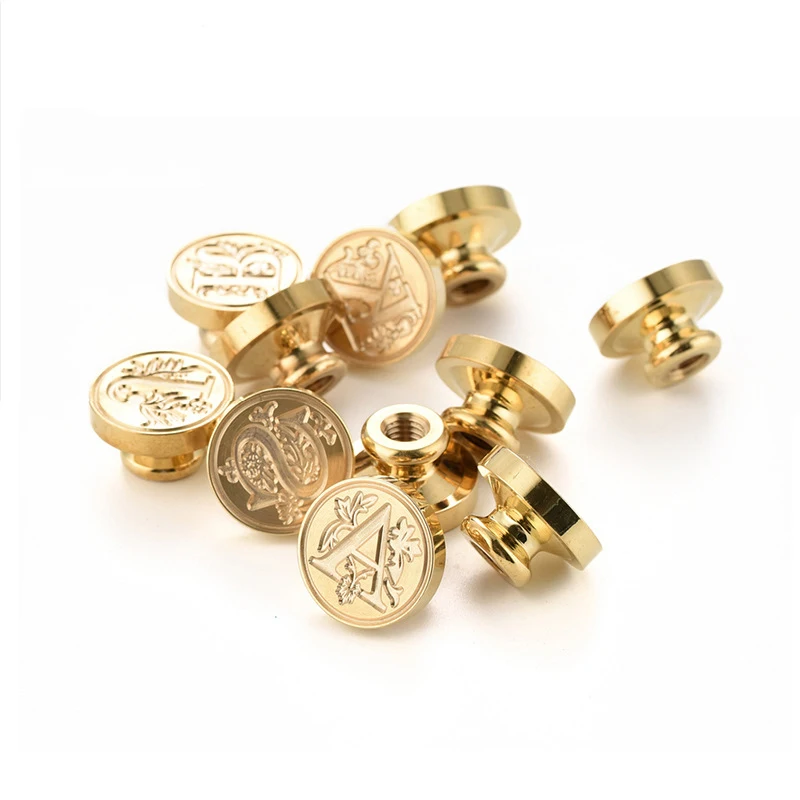 Ретро 26 букв A - Z восковая печать Печать Алфавит буквы ретро деревянные штампы