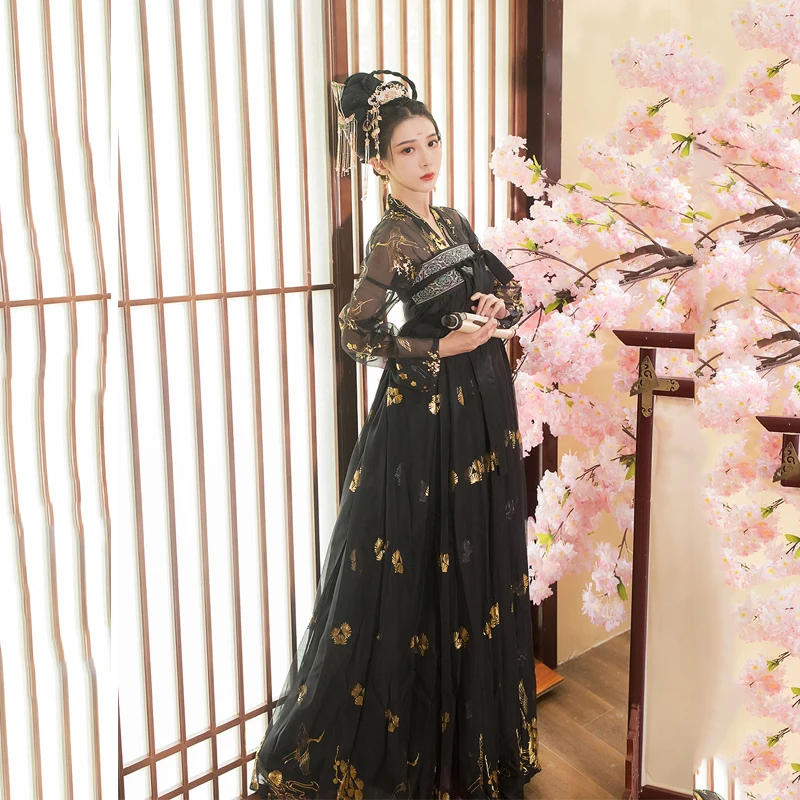 Женский Классический танцевальный костюм Hanfu традиционное сказочное платье для
