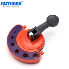 JUSTINLAU 4-12 мм регулируемый алмазное сверло плитка стекло отверстие пилы ядро бит руководство с вакуумной базой присоска плитка стеклянные отверстия