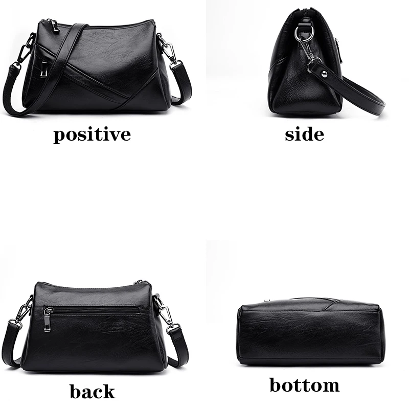 new luxury handbag ladies famous brand pu leather ladies shoulder pack 2021 hot sale oil leather large capacity messenger bag free global shipping