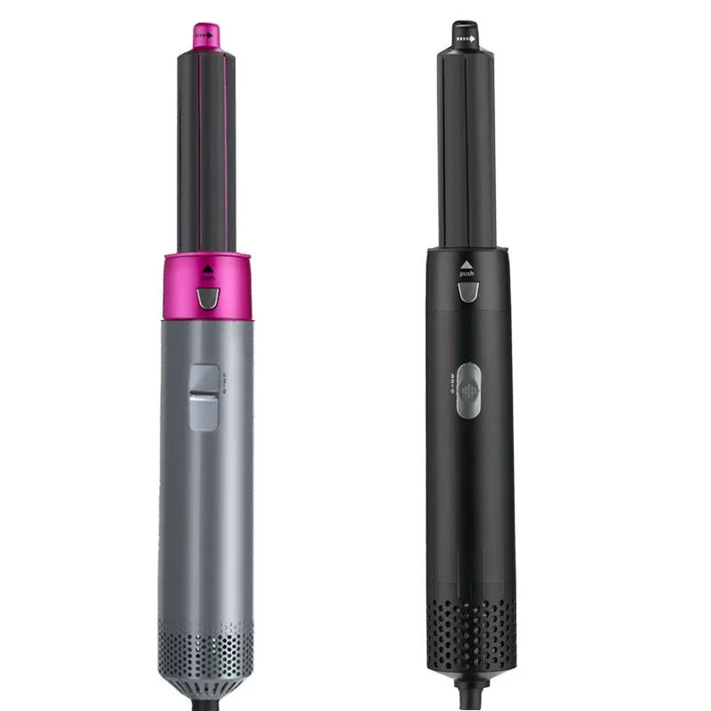 Горячая расческа для волос 5 в 1 выпрямления щетка завивки автоматическая плойка