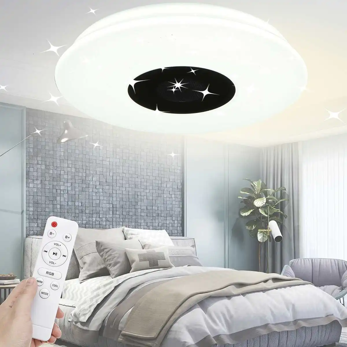 Светодиодный потолочный светильник 36 Вт/72 Вт Wi-Fi RGB приложение bluetooth звездный свет