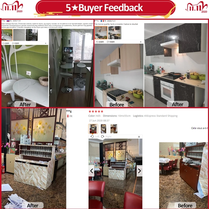 10 м гидроизоляционной ленты для самоклеящейся мрамор обои Водонепроницаемый ПВХ