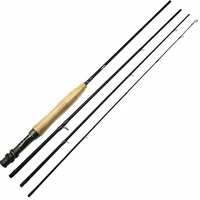 high quality 4 sections carbon fly fishing rod 8 feet 9 feet flying rod 34 56 power length 2 4m 2 7m super light weight