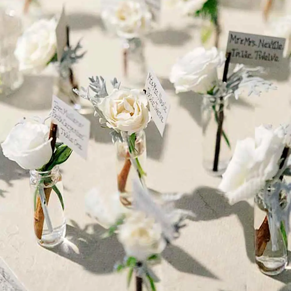 Стеклянная мини-бутылка с пробками декоративная банка для хранения маленькая