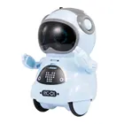 Лидер продаж 2019, умный мини-робот с карманной подсветильник кой для музыкальных танцев, голосовое распознавание, разговор, повторение, умная интерактивная игрушка для детей